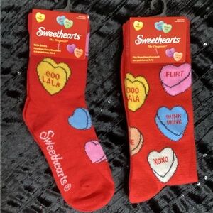 Sweethearts Red Adult & Kid Socks Combo (6-12/10-4)